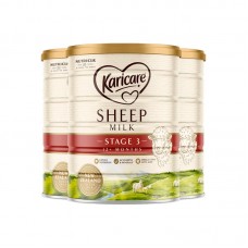 【12月大促】【新西兰直邮包邮】Karicare 可瑞康 绵羊奶3段 900克x3罐/箱（12个月+）【奶粉订单身份证必须上传】【新疆、西藏、内蒙古、青海、宁夏、海南、甘肃，需加收运费】